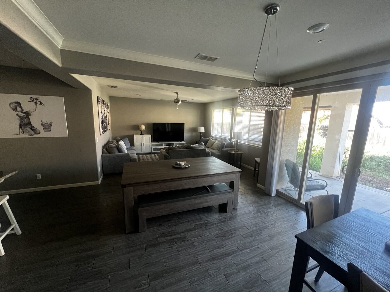 Shared living area shown in the Rancho Cordova room directory